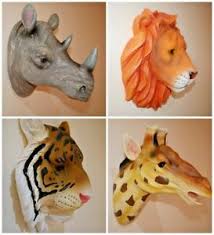 Allow for 1 of extra fabric to wrap around the back of the foam core. Toy Animal Head Wall Mount Shop Clothing Shoes Online