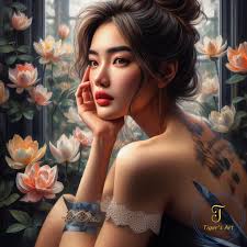 my character in AI is so pretty 🩷