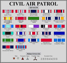 award chart civil air patrol air force armed forces