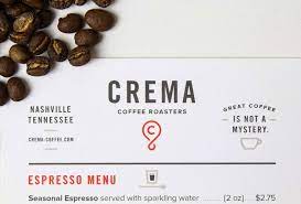 Crema Coffee Roasters Tea Packaging Design Coffee Roasters Roaster