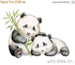 Panda Bear Baby Panda Art Panda Nursery Panda Bear Print Etsy Panda Art Panda Painting Panda Nursery