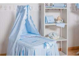 berceau bebe bleu a ciel de lit habillage coton noeuds satines bleus livre tout inclus structure ciel de lit habillage sillas sacos buen fin de semana