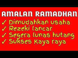 Doa Kaya Raya Dengan Cepat Amalan Di Bulan Ramadhan Doa Cepat Kaya Keajaiban Sholawat Youtube Di 2020 Ide Buatan Sendiri Gambar