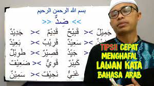 Antonim adalah suatu kata yang berlawanan makna dengan kata lain. Lawan Kata Bahasa Arab Dan Artinya Antonim Belajar Mengenal Dan Memahami Bahasa Arab Dasar Youtube