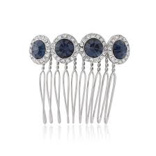 Before you dye your hair blue, it is important to lighten it as much as possible so that the dye will take. Moonlight Shimmer Navy Hair Comb Glitzy Secrets