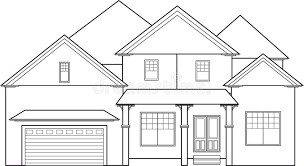 3d house drawing pencil house drawing picture sketch drawings in. Big House Stock Vector Illustration Of Family Garage 61035645