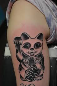 What to fill a tattoo for good luck: The Trend Of Lucky Cat Tattoo Design Tattoo Designs Ideas Gallery