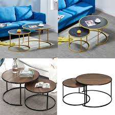 (1,654) £219.90 free uk delivery. Marble Vein Round Coffee Tables Set Sofa Side Nested End Tables Living Room Home Marble Tables Uk