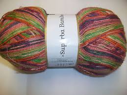 The most common sock knitting yarn material is wool. Rico Superba Bamboo Sock Knitting Yarn Shade 1 Multi Coloured 100g