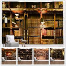 Bohemian wall hangings ukzn library. Vintage Bookshelf Decoration Tapestry Wall Hanging Unique Library Cotton Mandala Hippie Tapestry Dormitory Sheets Beach Wall Decoration 230x180 Cm Wish