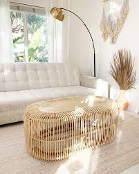 Gorgeous Classic Oval Rattan Coffee Table Natural Preorder Etsy In 2021 Oval Coffee Tables Coffee Table Rattan Coffee Table