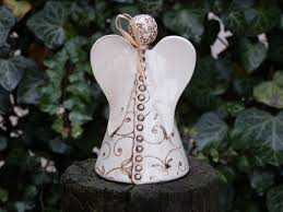 Ceramic Figure Ceramic Angel Ceramic Bell Handbuilding Techniques Gift Christmas Angel Ceramic Angels Pottery Angels Handmade Ceramics Pottery