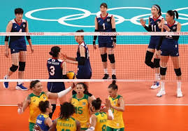 한국 여자배구 대표팀이 25일 일본 도쿄 아리아케 아레나에서 열린 도쿄올림픽 예선 a조 1차전에서 브라질과 격돌했습니다. Ecfp7uhgi01v4m