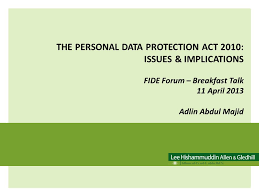 In addition, it helps customers understand the different roles and considerations of customers and huawei cloud in cloud service mode. The Personal Data Protection Act 2010 Issues Implications Ppt Video Online Download