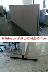 Here Is An Economic Attractive Way To Make A Cubicle Partitions Desk Partition Office Partitions Office In 2020 Office Dividers Desk Partitions Office Partition