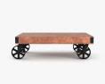 Shop our best selection of distressed industrial style coffee tables to. Industrial Cart Coffee Table 3d Model Furniture On Hum3d