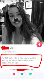 I am currently on tinder and not using it with the intention of meeting someone for sex, but this seems to be rare. This Isn T Underage Tinder Tinder