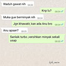 Ini adalah game yang beradaptasi dengan sempurna untuk whatsapp. 12 Chat Lucu Tanya Sama Teman Ini Jawabannya Bikin Kesal Brilio Net Line Today