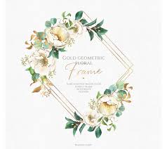 Maybe you would like to learn more about one of these? Floral Frame Clip Art Watercolor Flowers Geometric Gold Etsy Clip Art Frame Clipart Watercolor Flowers