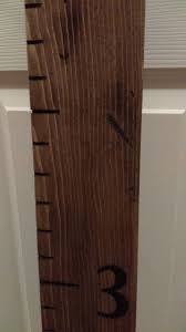 childs rustic weathered wooden growth chart measuring board solid wood hand made measuring stick ruler kids wall art baby shower