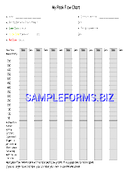 Peak Flow Chart Templates Samples Forms