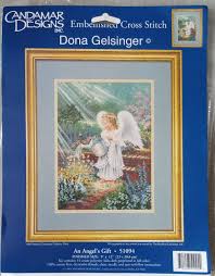 90s Counted Cross Stitch Kit An Angels Gift Candamar Designs