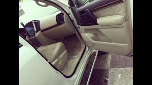 تنجيد تلبيس جلد لاند كروزر٢٠١٨ مع علامات دايمون Youtube