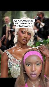 Maintenant y’a plus de doute là dessus en tout cas merci @Glam By Majha  depuis 1 an c’est parfait #metgala #ayanakamura