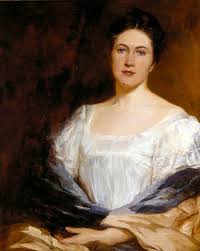 Samuel Isham (1855-1914) [RA 1901-1914] : Portrait of a lady, ca1890.