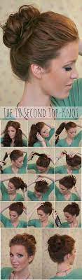 Super Easy Knotted Bun Updo And Simple Bun Hairstyle Tutorials Hair Styles Long Hair Styles Hair Bun Tutorial