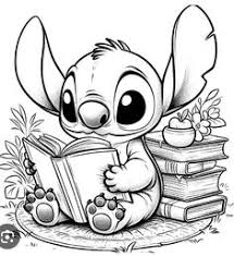 desenho para colorir e imprimir do stitch