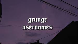 Grunge Edgy Aesthetic Usernames 2019 Youtube