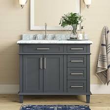 Newport 42 Single Bathroom Vanity Set Joss Main In 2020 Single Bathroom Vanity Small Bathroom Vanities Grey Bathroom Vanity