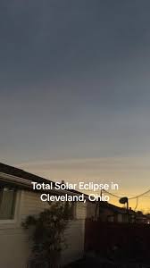 Peak Solar Eclipse!! #fyp #foryou #foryoupage #solareclipse #solar #viral  #cleveland #dark