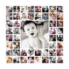 Canvas Of Baby S First Year Or Create For A Special Anniversary Or 50th Bday Or One Big Photo Sh Photo Collage Canvas Photo Collage Design Photo Collage Prints