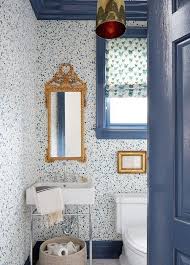 Small bathrooms have the potential to pack in plenty of style within a limited footprint. 25 Chic Ways To Use Wallpaper In A Guest Bathroom Minimalist Bathroom Furniture Small Bathroom Design Small Bathroom Decor