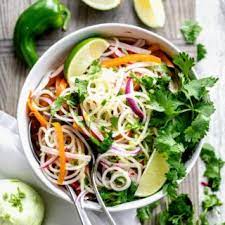 Serve the crushed peanuts and basil on the side to allow each person to top as desired. Kohlrabi Slaw Healthy Seasonal Recipes