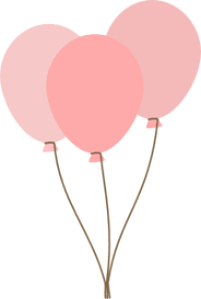Pink Balloons Clip Art Vector Clip Art Online Royalty Free Public Domain Pink Balloons Balloon Clipart Cat Balloons