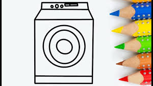 Mewarnai gambar mencuci baju warna warni gambar. Menggambar Dan Mewarnai Mesin Cuci Baju Halaman Belajar Menggambar Anak Balita Youtube