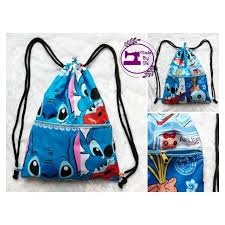 Satu kantong utama dengan tali serut, satu kantong ritsleting di dalam, satu kantong ritsleting di depan dan satu kantong ritsleting di. String Bag Zipper Tas Serut Kain Stitch Shopee Indonesia