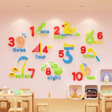 Classroom decor ideas in order to help you have the very best class on the tightest. Wall Decor Stickers For Kids Art For Bedrooms 3d Vinyl Home Decor Nursery School Classroom Acrylic
