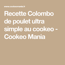 Epingle Sur Cuisine Cookeo