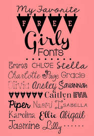Atlanta Mommy Blog My Favorite Free Girly Fonts Plus How To Download Fonts And Install On Your Computer Girly Fonts Silhouette Fonts Download Fonts
