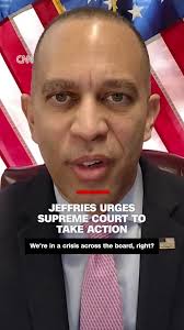House Minority Leader Rep. Hakeem Jeffries (D-NY) tells CNN's Dana Bash  that the Supreme Court needs to "aggressively" enforce its orders against  the Trump administration. The Supreme Court has ruled ...