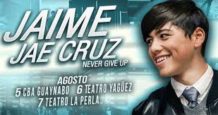 Desde $17.50 por Boleto en Planta Alta o Baja para el Concierto de Jaime  JAE Cruz el 7 de agosto en el Teatro La Perla, Ponce