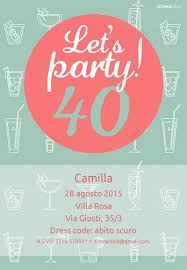Inviti Di Compleanno Donne 40 Anni Donnaclick Inviti Di Compleanno Compleanno 40 Compleanno