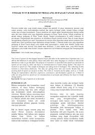 Demikian contoh singkat perkenalan diri dalam bahasa arab. Pdf Tindak Tutur Direktif Pedagang Di Pasar Tanah Abang