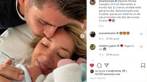 @alicecampello eres increíble, gracias por pensé que edoardo iba a nacer en españa. Alice Campello Y Alvaro Morata Padres De Su Tercer Hijo