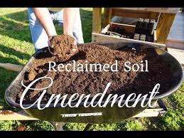 Place a layer of gravel in. How To Amend Reclaimed Spent Container Soil For Reuse Youtube Soil Potting Soil Garden Soil