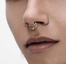 Septum Piercing Jewelry Gold